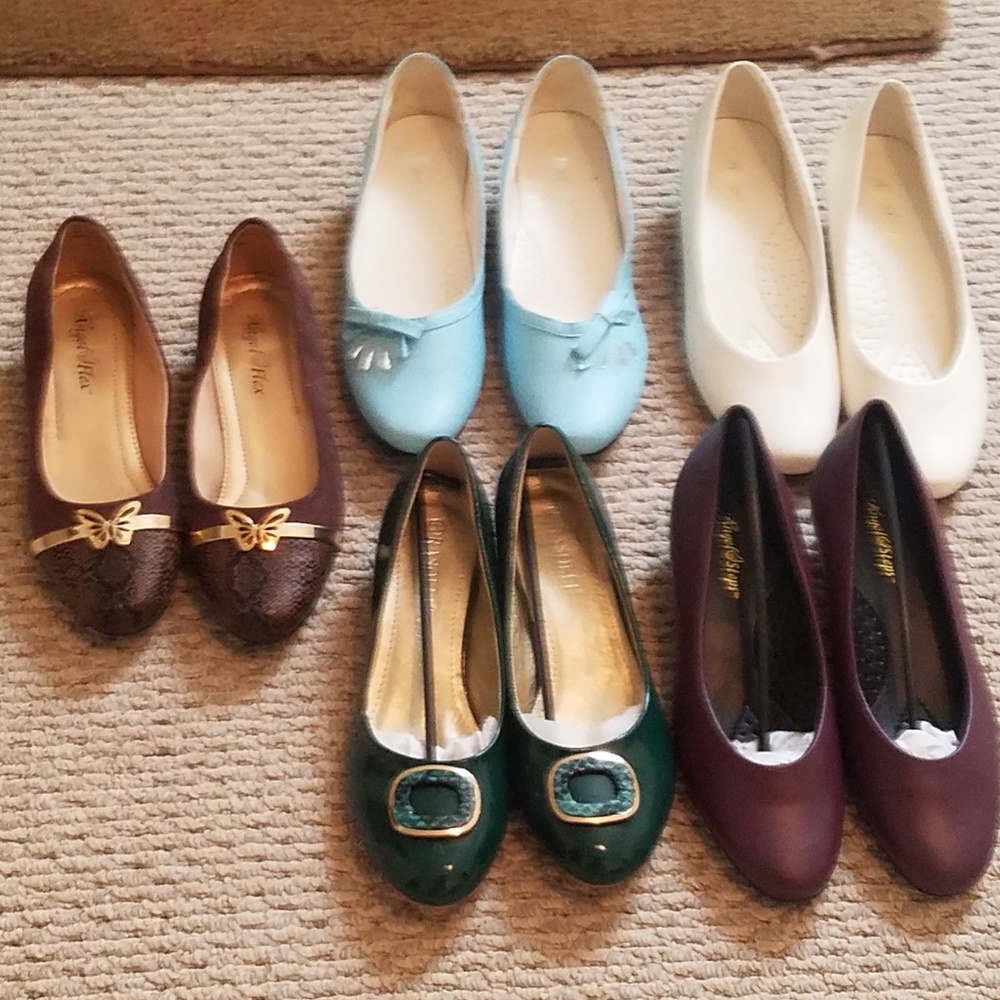 Women Dress Shoes (Low Heels)   Lot of 6 (New)